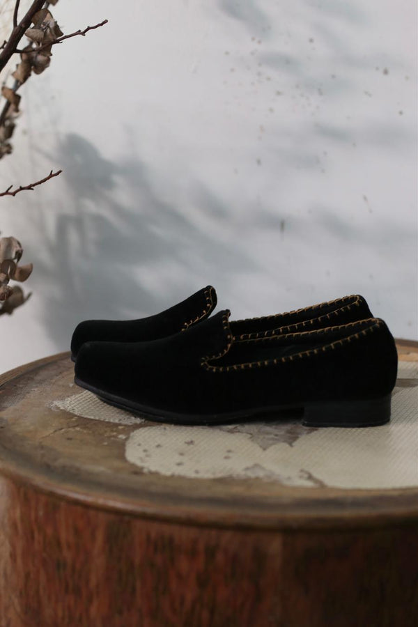 MUTEDANCE sheepskin fluffy face shoes md22fw77 black